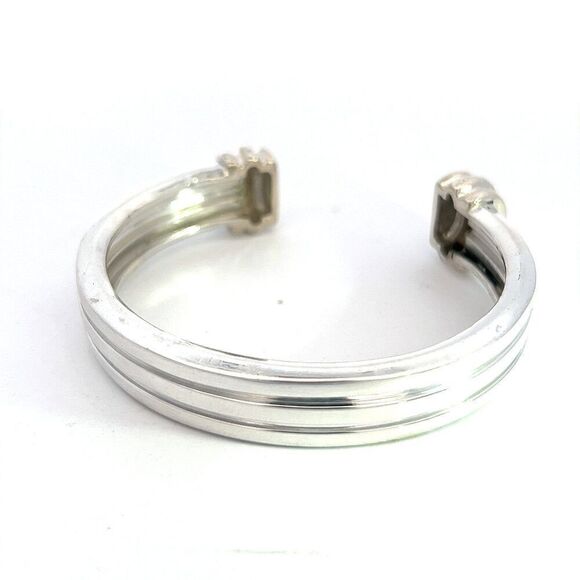 Tiffany & Co Estate Cuff Bracelet 6.5" Sterling Silver TIF662 - Picture 1 of 8
